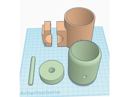 dosen schirmhalterung rs mobil by hoschitiert 3d print model - Mito3D