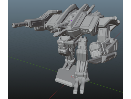 arcángel omnimech by chico descansar battletech miniatura juego guerra 3d print model - Mito3D