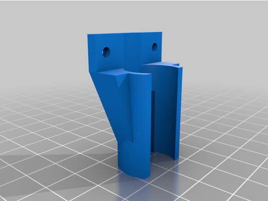 snap verticale soutien ender 6's ondulé tube by karabum ender6 3d print model - Mito3D