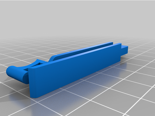 thetford caravan 2 door fridge freezer latch by imaningineer camping kitchen 3d print model - Mito3D