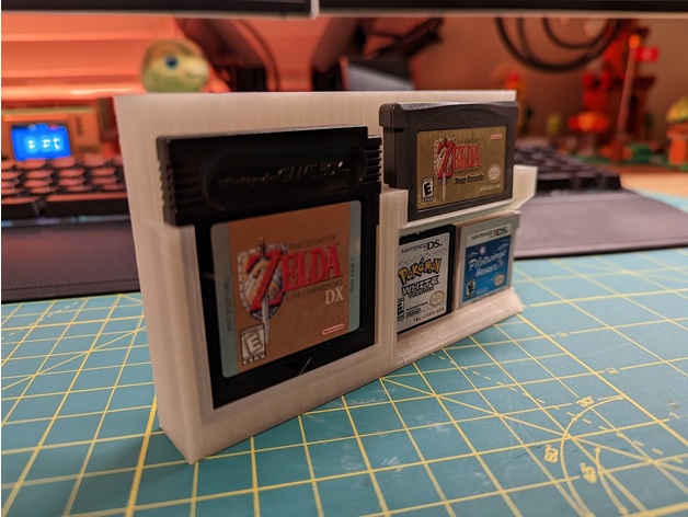 nintendo handheld cartridge display by mattgerm gameboy advance 3ds ds 3D print model - Mito3D