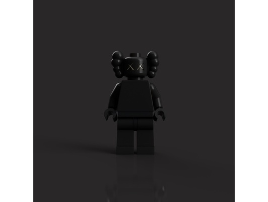 lego kaws by lospetros435 3d drucker autodesk verschmelzung 360 design spaß fusion360 begleiter legos backstein kompatibel madewithfusion360 prusa mini 3d print model - Mito3D