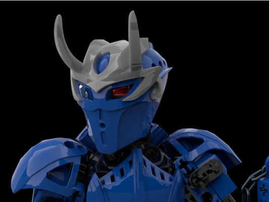 toa tuyet empire universe crown my kanohi ekore by hermaeus jackson bionicle mask of intangibility 3d print model - Mito3D