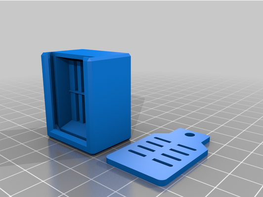 micro sd lockable box by corehub microsd 3d print model - Mito3D