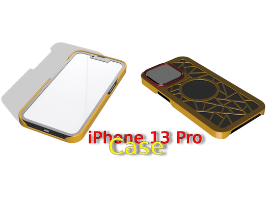 iphone 13 pro cas gaine by baie heureuse 3d print model - Mito3D