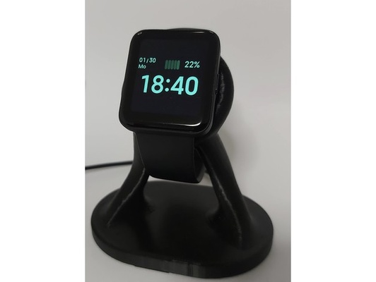 laden dock xiaomi redmi sehen 2 lite by schattenbedrohung smartphone halter unterstützung smartwatch ladegerät 3d print model - Mito3D