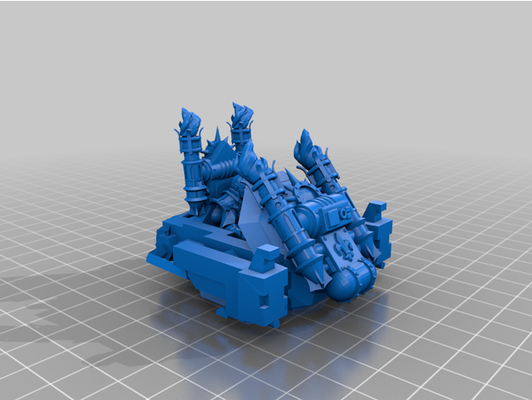 nun tank turret pieces by ironviking 3d print model - Mito3D