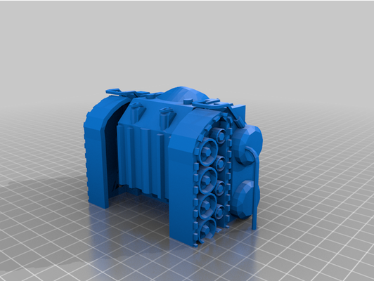 russy tanque dividido by ironviking 3d print model - Mito3D