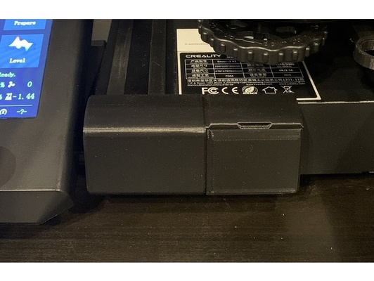 ender 3v2 sd card usb cover by fatnat63 ikea lack enclosure micro reader 3d print model - Mito3D