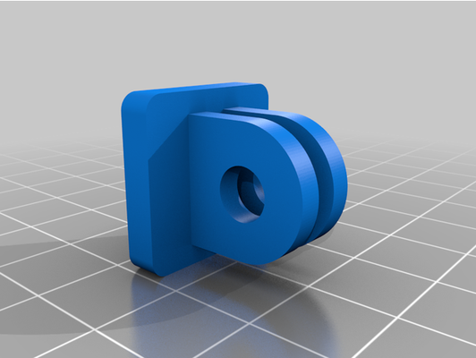 nişan to gopro kısa çizgi kam binmek adaptör by aceblader20 3d print model - Mito3D