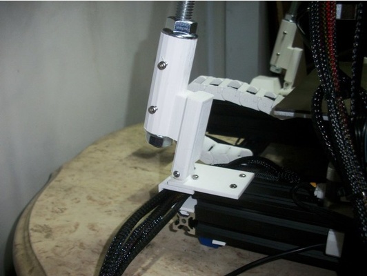 achse unterstützung stange system ender 3 profi extender by kevin shop 3d print model - Mito3D