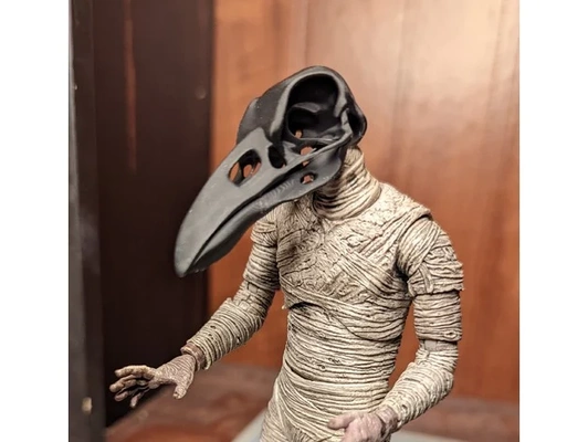 khonshu corvo cranio neca mummia by artmanx meraviglia leggende moonknight mitico legioni 3d print model - Mito3D