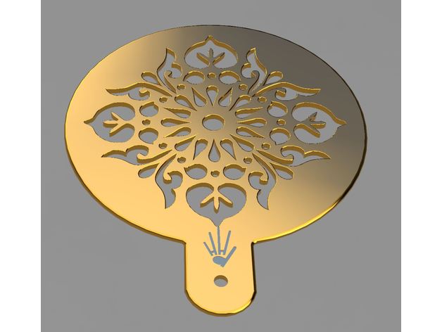 pane torta stencil marocchino 3 design by haracini cottura attrezzo utensile utensili decorazione biscotto casa cucina stoviglie 3D print model - Mito3D