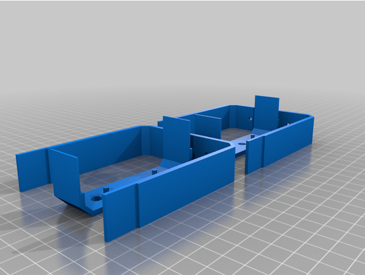 double mur monté hdd by chat carton ngss css 3d print model - Mito3D