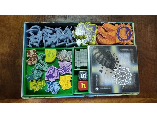 tiny epic dungeons deluxe insert sleeves + boss tokens by chicotumson 3d print model - Mito3D