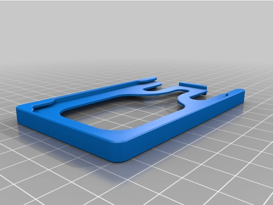 double sided id badge titulaire soutien by srussell516 3d print model - Mito3D