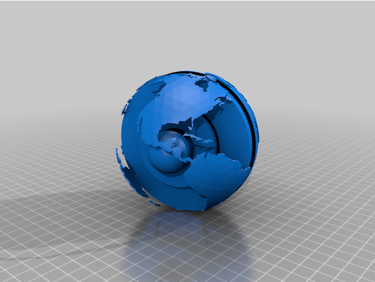 terra nucleo v3 by 3dallaround 3d print model - Mito3D