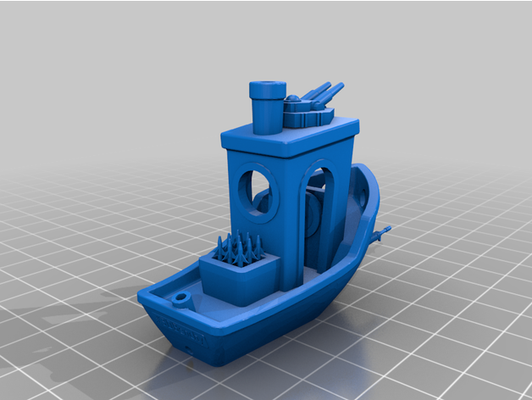 tactibenchy by fuzzydice56 3dbenchy bency 3d print model - Mito3D