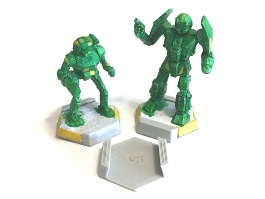 alpha strike base adapters by carlson793 american mecha bases battletech battletetch mech wargaming 3d print model - Mito3D