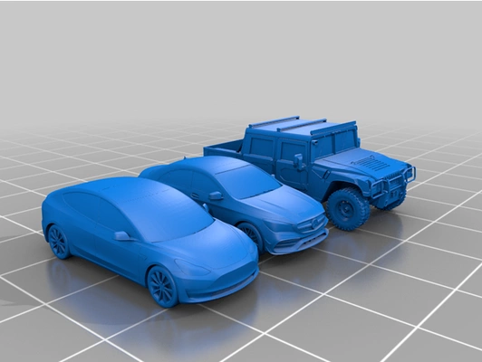 n escala rico personas coches paquete by scottsmodelsremixesandrescales 3d print model - Mito3D