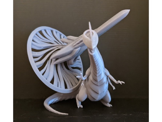 excaliber by mentira kaiju scifi nave espacial estelar 3d print model - Mito3D