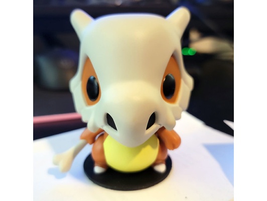 cubone pop figura base by dccharger757 pokémon brinquedo 3d print model - Mito3D