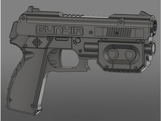 odcon1 gun4ir by wütend arkade guncon lightgun 3d print model - Mito3D