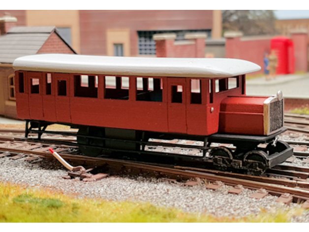 queensland eisenbahnen rm55 schienenmotor 1 76 by traurig 3D print model - Mito3D