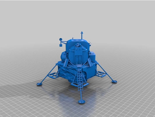 apollo 11 mond modell by barnhead123 3d print model - Mito3D