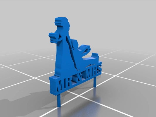 personalizzato nozze torta cappello cilindro by midg97 divertimento 3d print model - Mito3D