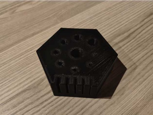 hex anvil by tugal kain industries hexagon 3d print model - Mito3D