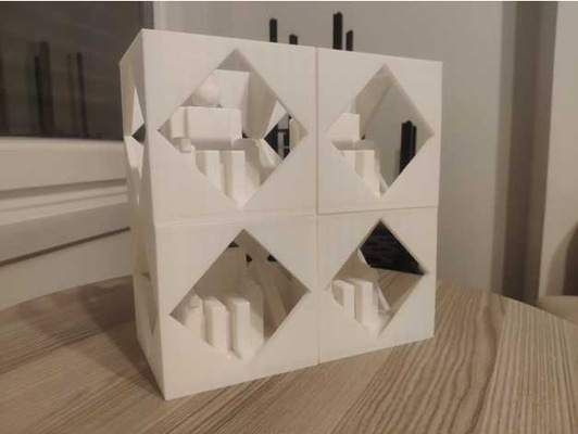 kral in blok by tamamlamak kain endüstriler küp modüler 3d print model - Mito3D