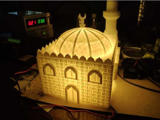 mosque by tugal kain industries architecture building construction 3d print model - Mito3D