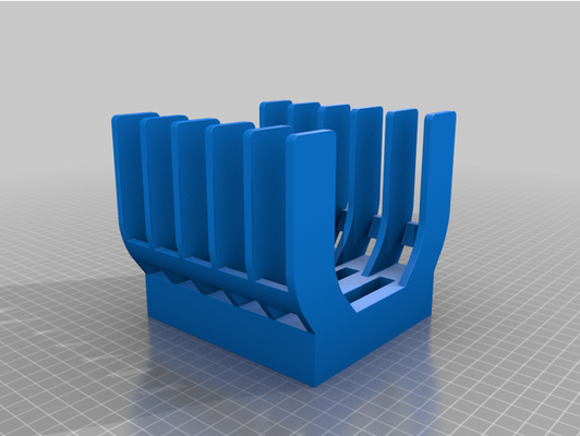 tupperware couvercle titulaires cuisine organisateur by hautain organisation 3d print model - Mito3D