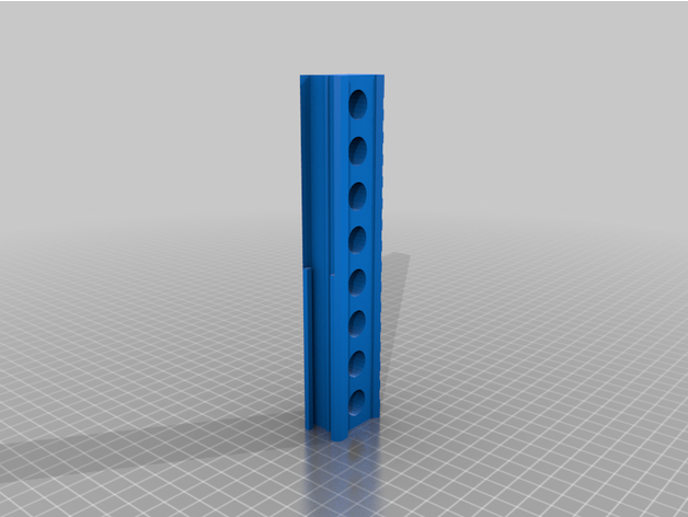 nerf corte 2x4 picatinny carril dardo almacenamiento by cervezaosogrizzly 3D print model - Mito3D