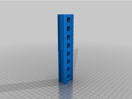 nerf corte 2x4 picatinny carril dardo almacenamiento by cervezaosogrizzly 3d print model - Mito3D