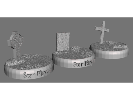 sang bol numéroté cimetière bases by 39 oncle base 3d print model - Mito3D