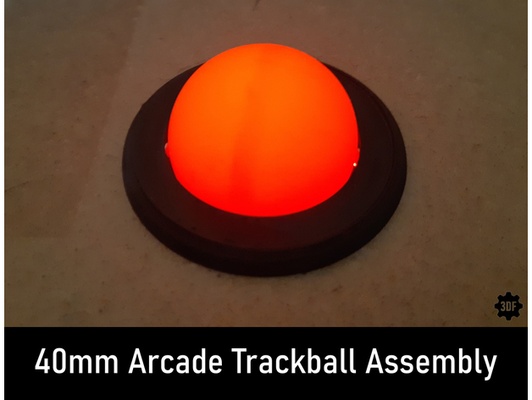 40mm arkade trackball versammlung by 3dfreeman 3d print model - Mito3D