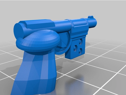 pistola jim vintage duplo problema by docgoblin armi bigjim arma fogo 3d print model - Mito3D