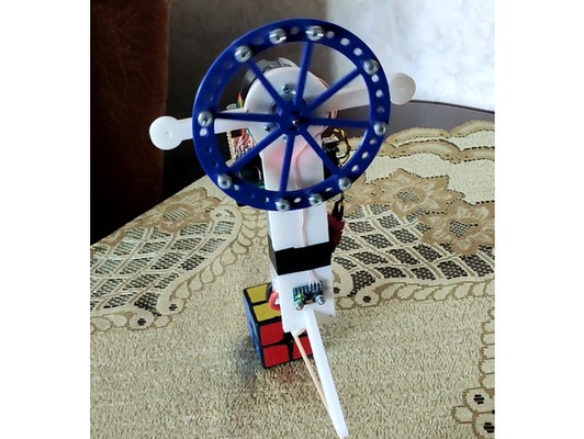 eksen reaksiyon tekerlek dengeleme çubuk by hatıra robot robotik 3d print model - Mito3D