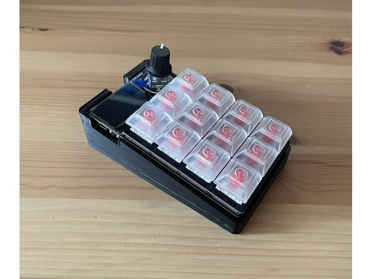 adafruit macropad rp2040 ficar pé by jbetz42 teclado rs4020 3d print model - Mito3D