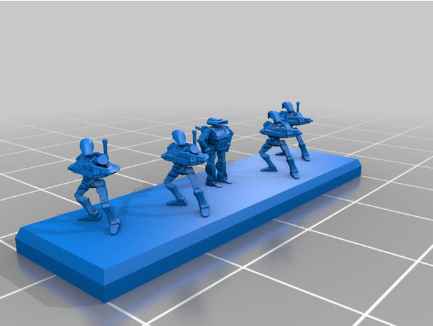 droid squad w tactical by epicminiwars epic clone wars 3D print model - Mito3D