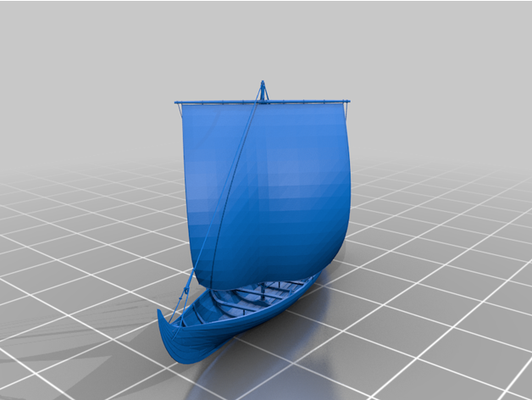 otage viking bateau by courgette 3d print model - Mito3D