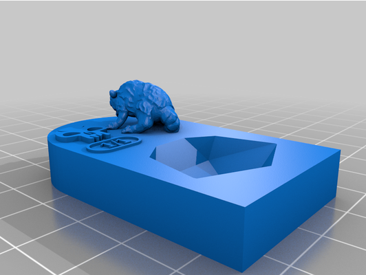 mtg rato símbolo d20 fenda by granacular magia recolhimento marrow gnawer tokens 3d print model - Mito3D