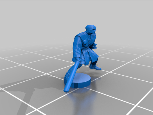 umano jedi by epicminiwars epico clone guerre 3d print model - Mito3D