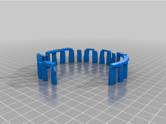 stonehenge by courgette 3d print model - Mito3D