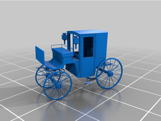 caballo carro by 3dallaround 3d print model - Mito3D