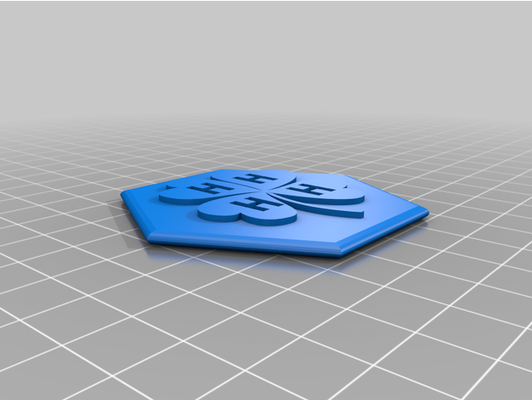 4 abzeichen by hammy münze logo 3d print model - Mito3D