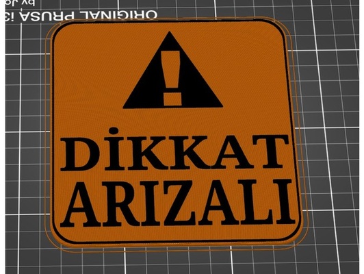 atenção ar by rudolfkreig arzal placa tabela 3d print model - Mito3D