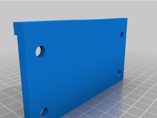 cxa quick-chage tool holder wallmount by dscratch dovetail lathe mount wall 3d print model - Mito3D